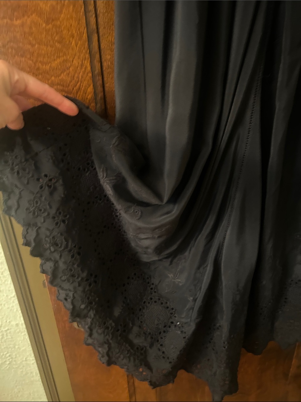 Ulla Johnson Black Lace-Trim Dress - Elegant - Picture 6 of 11